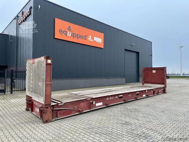 Platte containers CIMC 40FT FLATRACK FLUSH FOLDING / CSC-test: 12/2027...