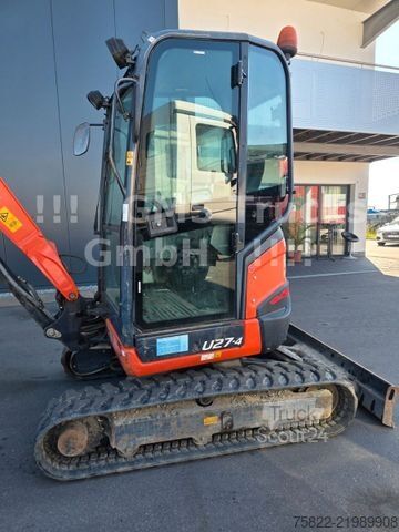 Mini-excavator KUBOTA U 27 / 2,7ton / Lehnhoff MS03 / GRL