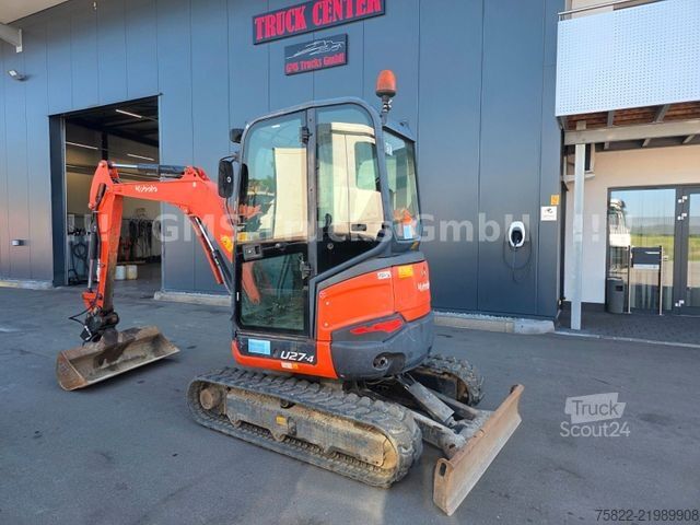 Mini-excavator KUBOTA U 27 / 2,7ton / Lehnhoff MS03 / GRL