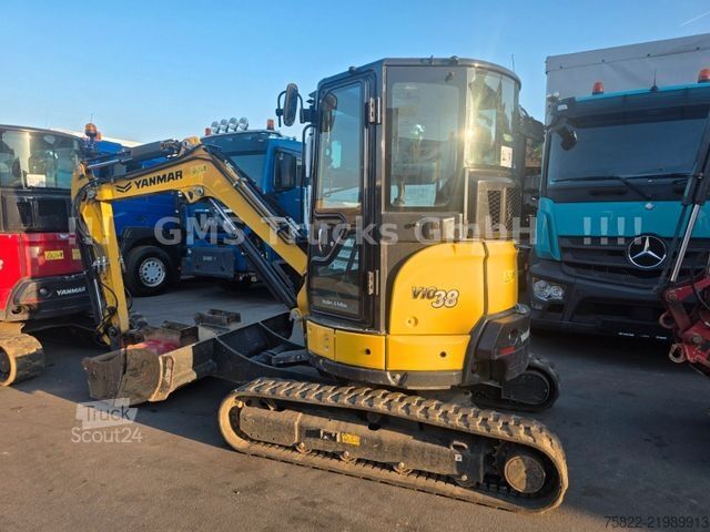 Μίνι εκσκαφέας YANMAR VIO 38 - 6 / POWERTILT / 3 Löffel / Klima