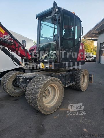Riteņu ekskavators YANMAR B 75 W / POWERTILT / 3 Löffel / D-Masch
