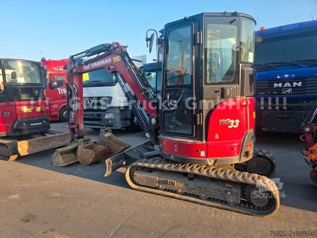 Mini-excavator YANMAR VIO 33 - 6 / Lehnhoff MS03 / 3 Löffel / D-Masch