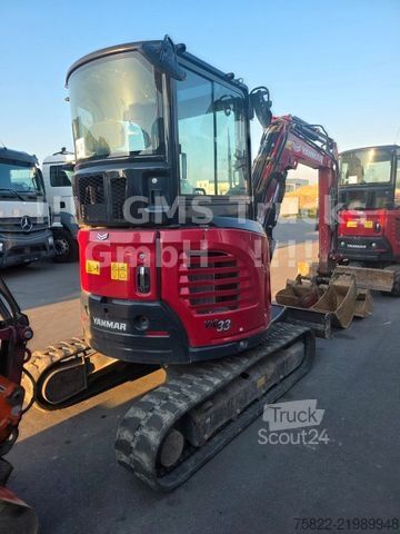 Mini-excavator YANMAR VIO 33 - 6 / Lehnhoff MS03 / 3 Löffel / D-Masch