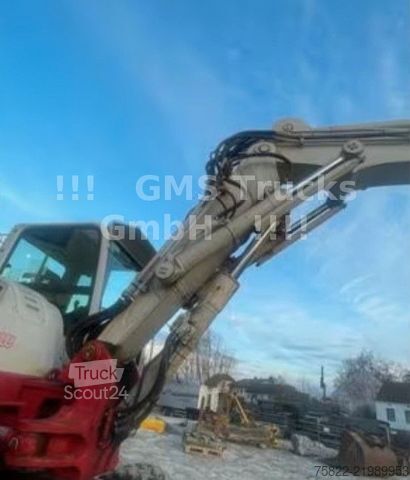 Mobilbagger TAKEUCHI TB 295 W / POWERTILT OQ45 / Planierschild
