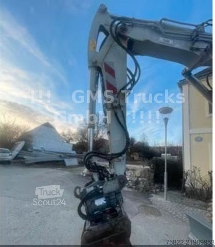 Mobilbagger TAKEUCHI TB 295 W / POWERTILT OQ45 / Planierschild