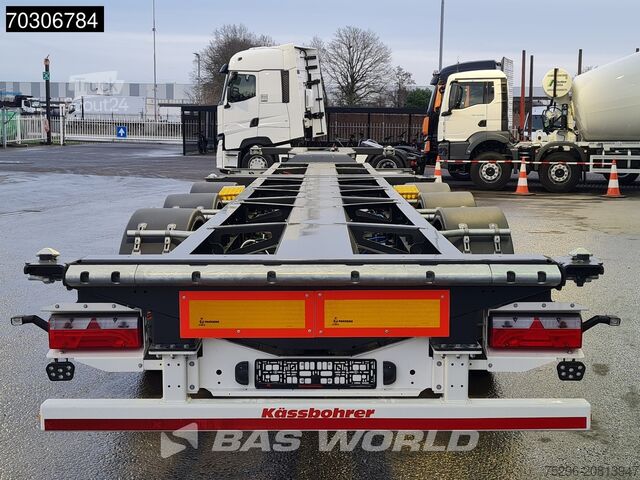 Přeprava kontejnerů Kässbohrer XD NEW 2x20ft 40ft