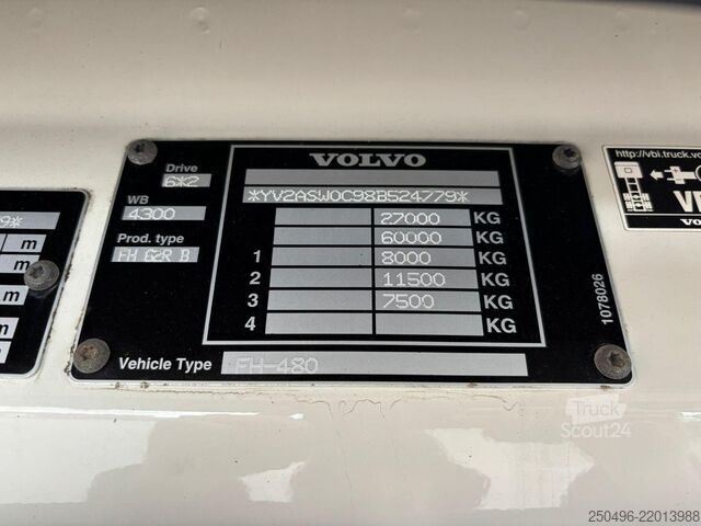 Savivartis Volvo FH 480 6x2*4 BOX L=5211 mm