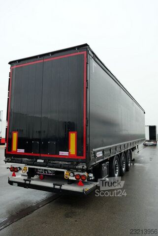 Ανοιχτό ημιρυμουλκούμενο με μουσαμά SCHMITZ CARGOBULL SCS 24/ LBW BÄR 2000 kg / LASI 12642 XL / EDSCHA