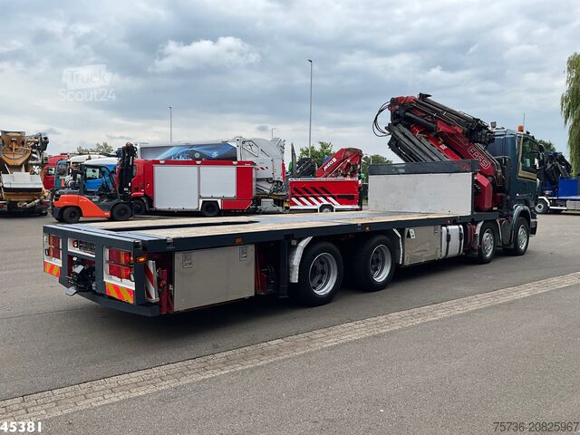 Kranbil Scania R 560 V8 Fassi 80 Tonmeter laadkraan + Fly-Jib