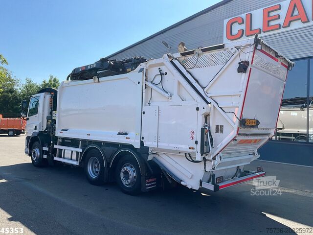 Atkritumu savākšanas transportlīdzeklis DAF FAN CF 290 Euro 6 Hiab 21 Tonmeter laadkraan