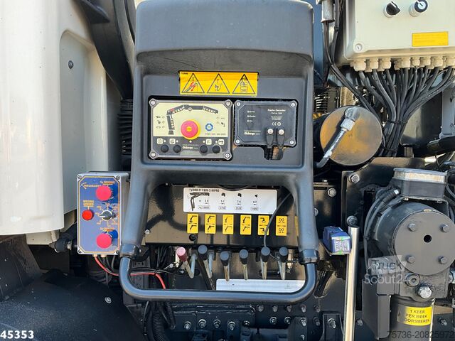 Atkritumu savākšanas transportlīdzeklis DAF FAN CF 290 Euro 6 Hiab 21 Tonmeter laadkraan