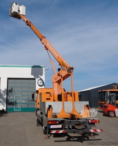Ant sunkvežimio sumontuota darbo platforma MERCEDES-BENZ Atego 818 Ruthmann TK145 Kunststoffkorb