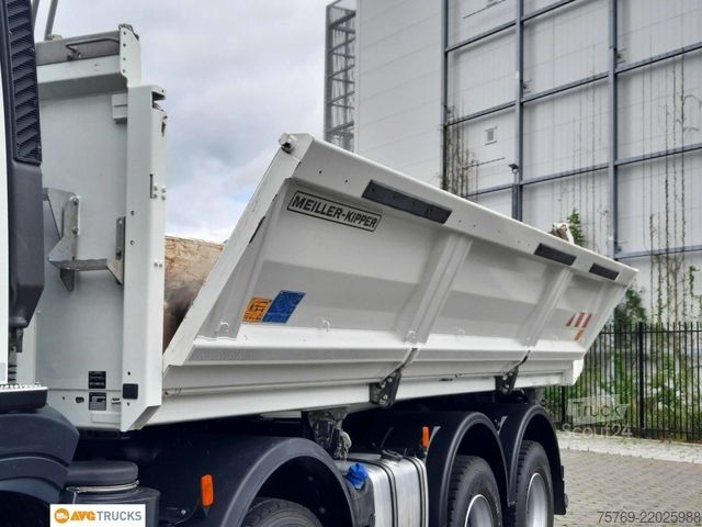 Trojstranný sklápací nákladný automobil IVECO X-WAY 480 8X4/4 Meiller Bordmatik Intarder AHK