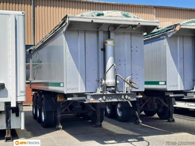مقطورة نصف قلابة CARNEHL Alu-Kipper 31 cbm e-Schiebeverdeck Lift Alu