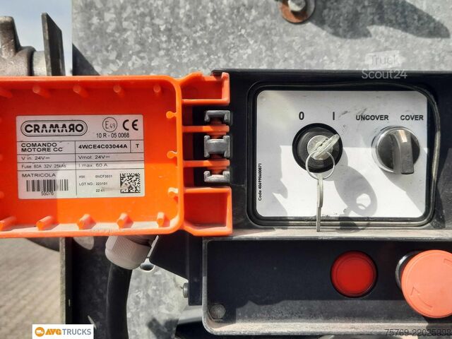 Damperli yarı römork CARNEHL Alu-Kipper 31 cbm e-Schiebeverdeck Lift Alu