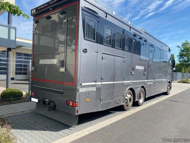 Fourgon Mercedes-Benz Actros 2551 5-6 Pferde, Popout, Automatik, WoMo
