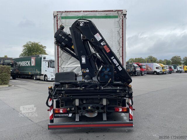 Ladbil med presenning MERCEDES-BENZ Actros 2542 L Schiebeplane Heckkran AHK Klima