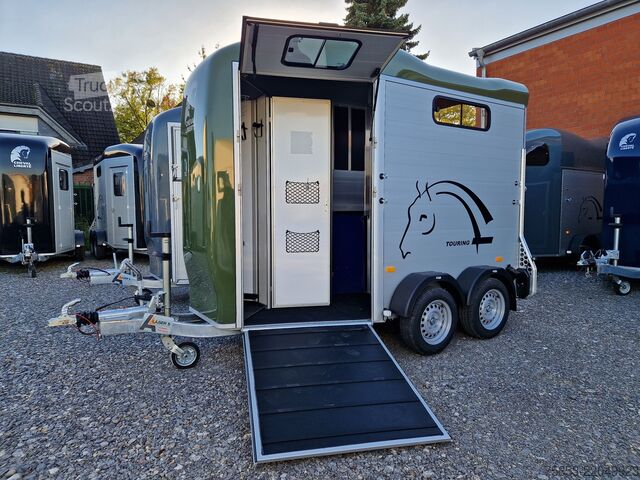 Prikolica za prevoz konj Cheval Liberté Touring Country Frontexit SK green New