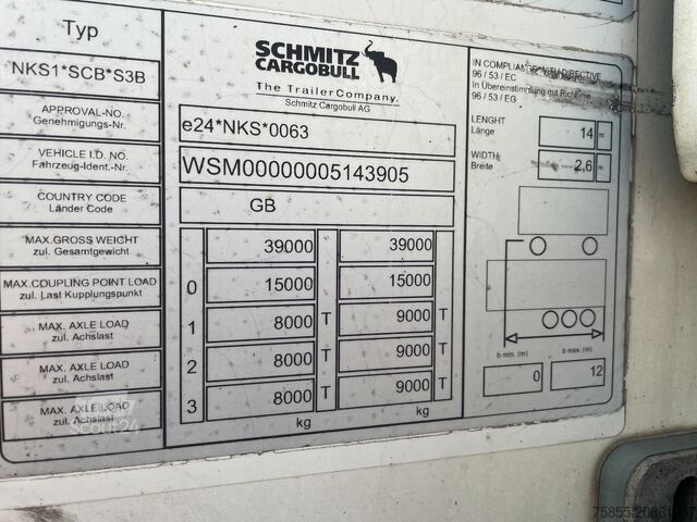 Refrigerated/freezer transport Schmitz Cargobull Fridge Thermoking SLXe Spectrum / Multitemp / S...