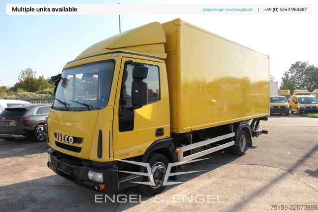 Laatikkoauto iveco EuroCargo ML 75 E 16 P LBW LUFT AUTOMATIK