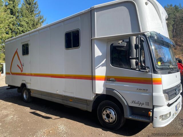 Mercedes 1023 trasporto cavalli + rimorchio Mercedes-Benz Atego 1023