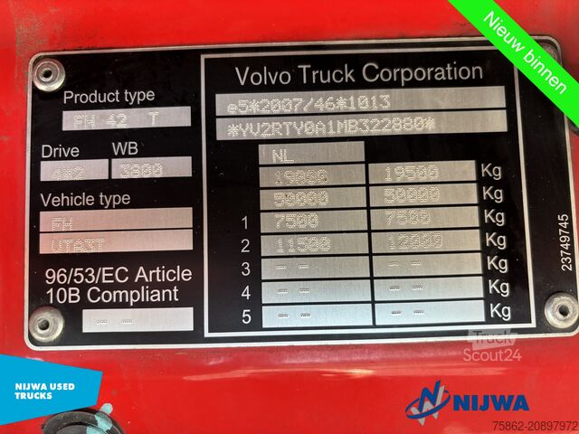 Standard-SZM Volvo FH 460 TC 4x2 PTO + New Tacho