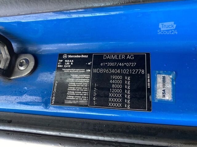 MTS standard Mercedes-Benz Actros 1942 / StreamSpace / 2x Tank / Stand Airco