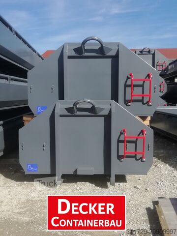 Conteneur à benne amovible Decker Containerbau Abrollcontainer, Bayernbox, Pendelklappe