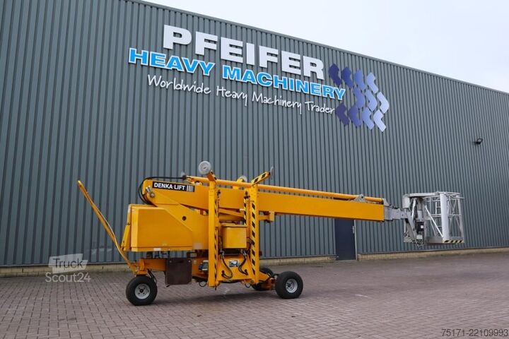 Plataforma de trabajo telescópica articulada Denka-Lift DL22N Electric, 22m Working Height, 12m Reach, Sim