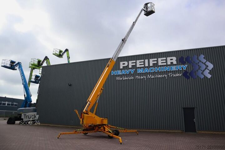 Plataforma de trabajo telescópica articulada Denka-Lift DL22N Electric, 22m Working Height, 12m Reach, Sim