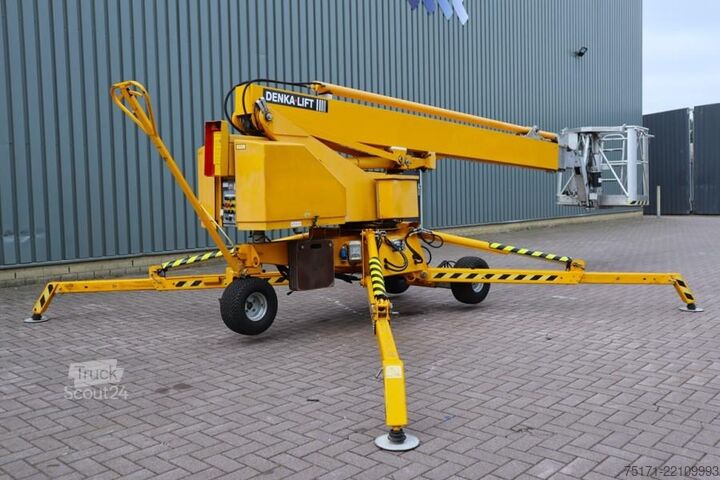 Plataforma de trabajo telescópica articulada Denka-Lift DL22N Electric, 22m Working Height, 12m Reach, Sim