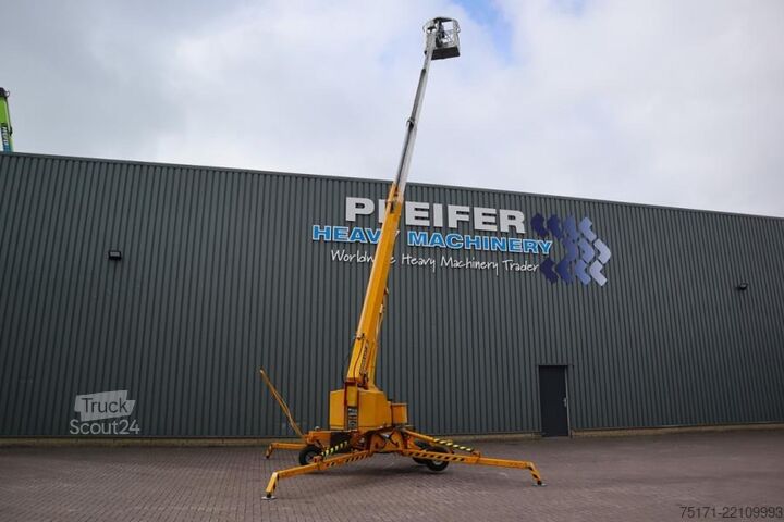 Plataforma de trabajo telescópica articulada Denka-Lift DL22N Electric, 22m Working Height, 12m Reach, Sim