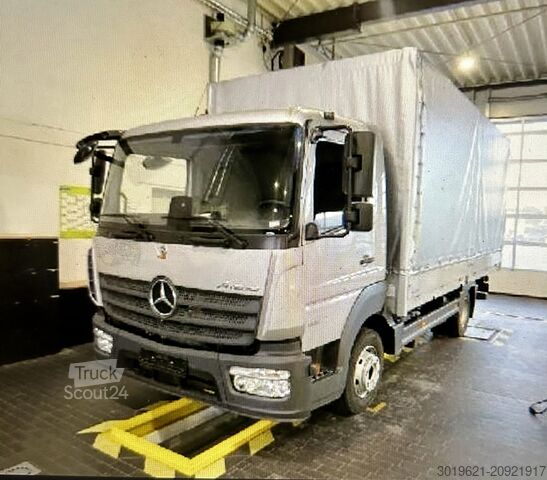 Tenteli düz yataklı kamyon Mercedes Atego 816 Pritsche Plane Neuwagen