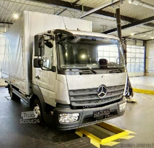 Tenteli düz yataklı kamyon Mercedes Atego 816 Pritsche Plane Neuwagen