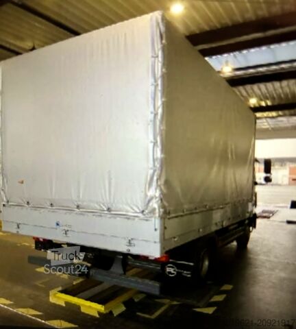 Tenteli düz yataklı kamyon Mercedes Atego 816 Pritsche Plane Neuwagen