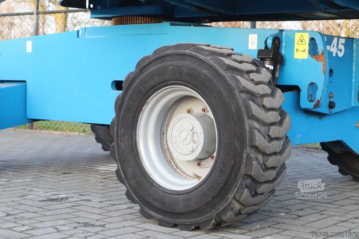 Plate-forme télescopique Genie S-45 | 15.7 METER | 227 KG | GOOD CONDITION