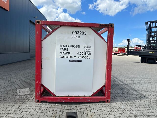 Tankcontainer Consani 20FT ISO / 26.060L / 1-COMP. / UN PORTABLE / T1...