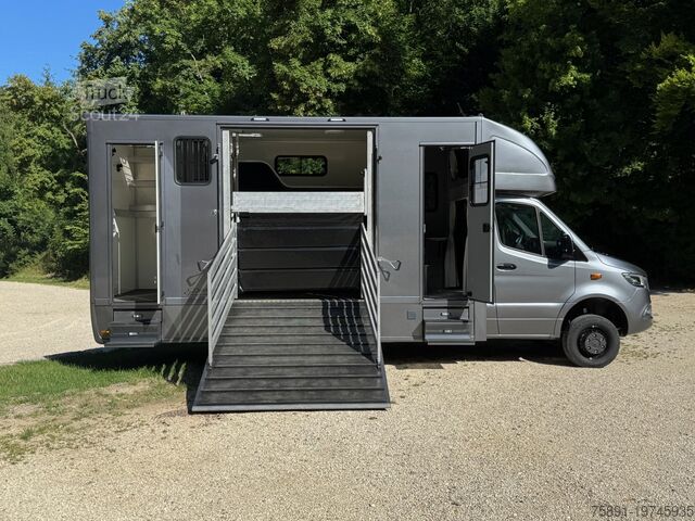 Φορτηγό βοοειδών Mercedes 519 Unikat !!! Allrad 4x4