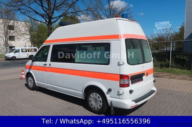 Ugunsdzēsēju automašīna VOLKSWAGEN T5 Transporter Hochdach lang/KTW/Klima/Nr. 283