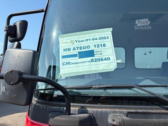 System med krogarm Mercedes-Benz Atego 1218 + HYVALIFT HAAKARM SYSTEEM + MANUAL