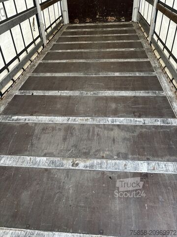 змінний кузов із платформою та тентом Krone Jumbo 3m Innenhöhe Hubdach Edscha