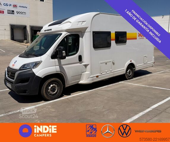 عربة تخييم شبه مدمجة Fiat Ducato Weinsberg Carasuite 2024 | Totalmente equipada | Capacidad para