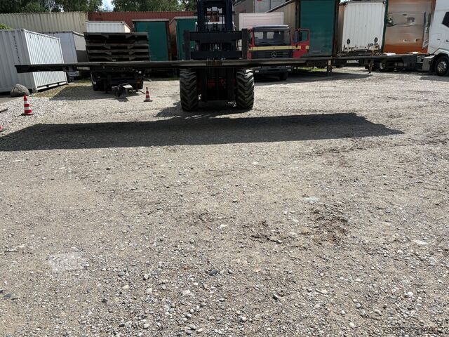 Caisse mobile ouverte x Verzinkte Baustoff Plattform 7,82m