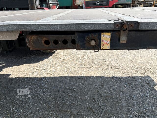 Caisse mobile ouverte x Verzinkte Baustoff Plattform 7,82m