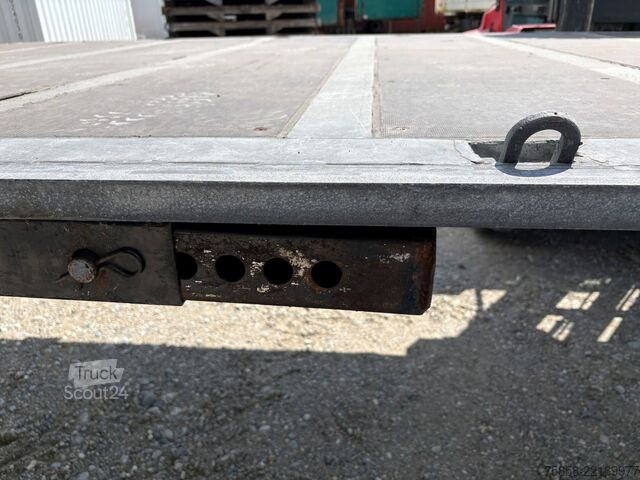 Caisse mobile ouverte x Verzinkte Baustoff Plattform 7,82m