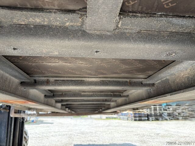 Caisse mobile ouverte x Verzinkte Baustoff Plattform 7,82m