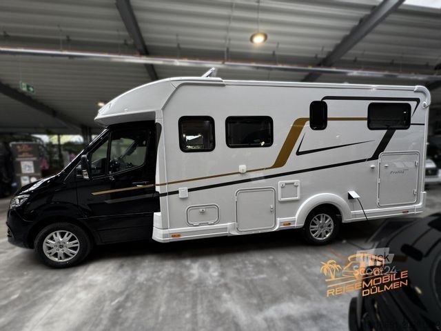Half-integraal camper EURAMOBIL Profila T 726EF 3 x Mondial Pakete FAS 4,5t MBUX