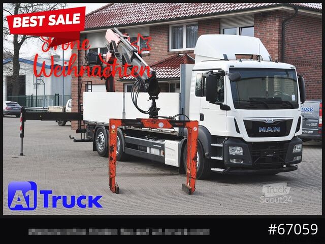 Krautuvas sumontuotas ant sunkvežimio MAN TGS 26.440, Kran PK20.501L Lenkachse,