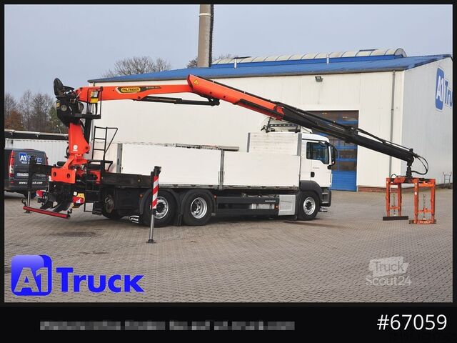 Krautuvas sumontuotas ant sunkvežimio MAN TGS 26.440, Kran PK20.501L Lenkachse,