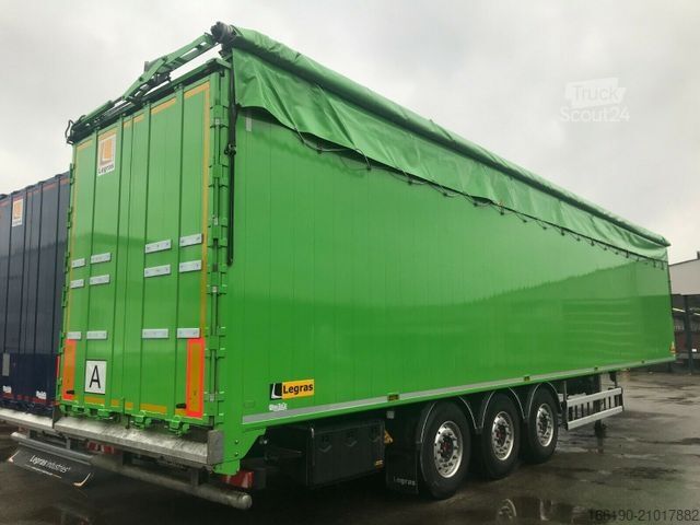 Semi-remorque à plancher roulant LEGRAS Schubboden, lplane,Funk  LEGRAS